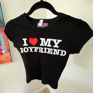 i love my bf baby tee
